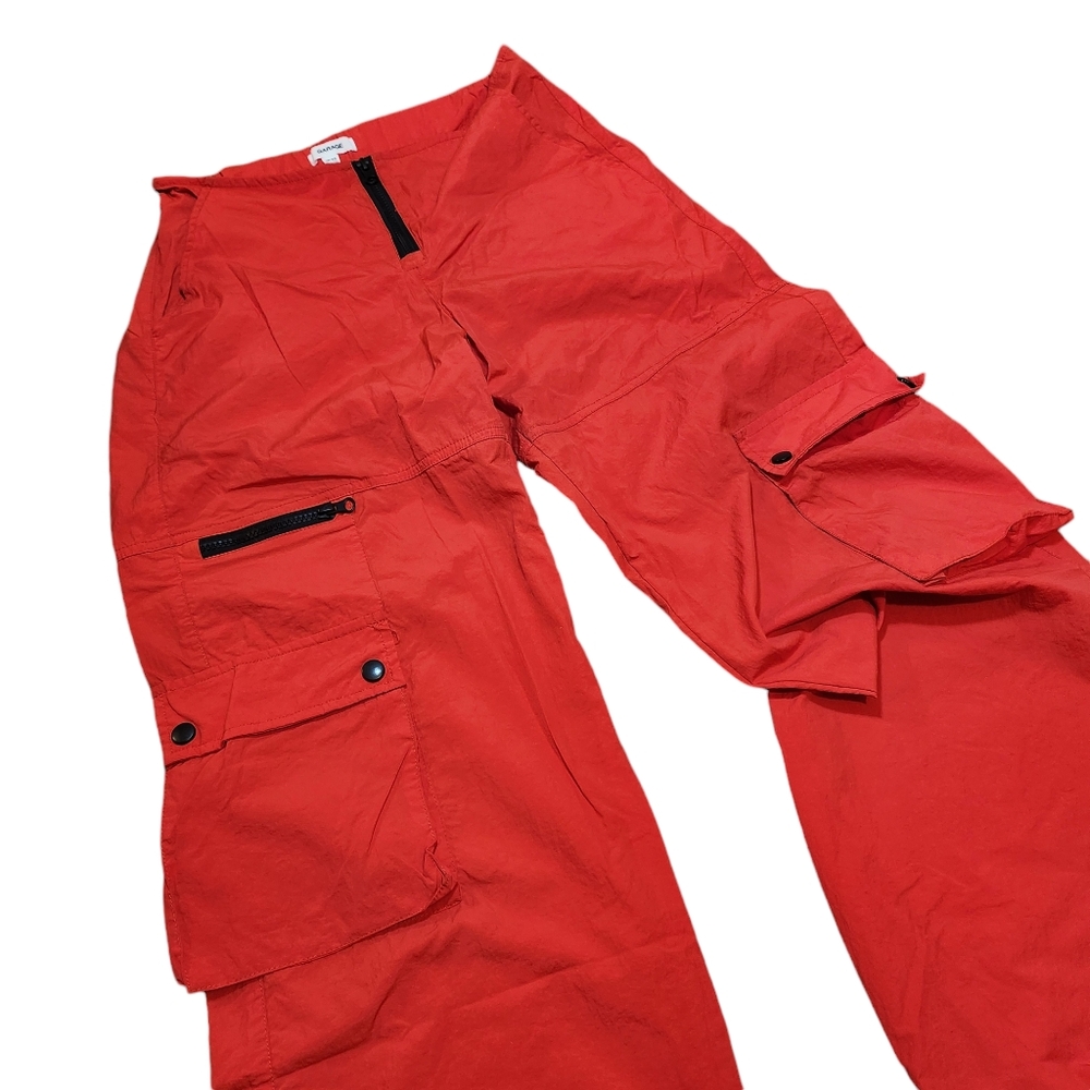 Garage Nylon Parachute Pant xs Red